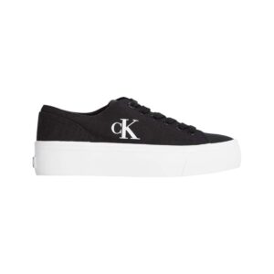 Shop Calvin Klein Jeans Women’s Black Sneakers Vulc Flatform Low Cv Mg YW0YW01763 at Brands Seekers