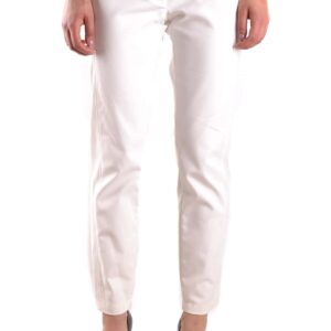 Shop Elisabetta Franchi Women’s Trousers White – Article B 30129 at Brands Seekers