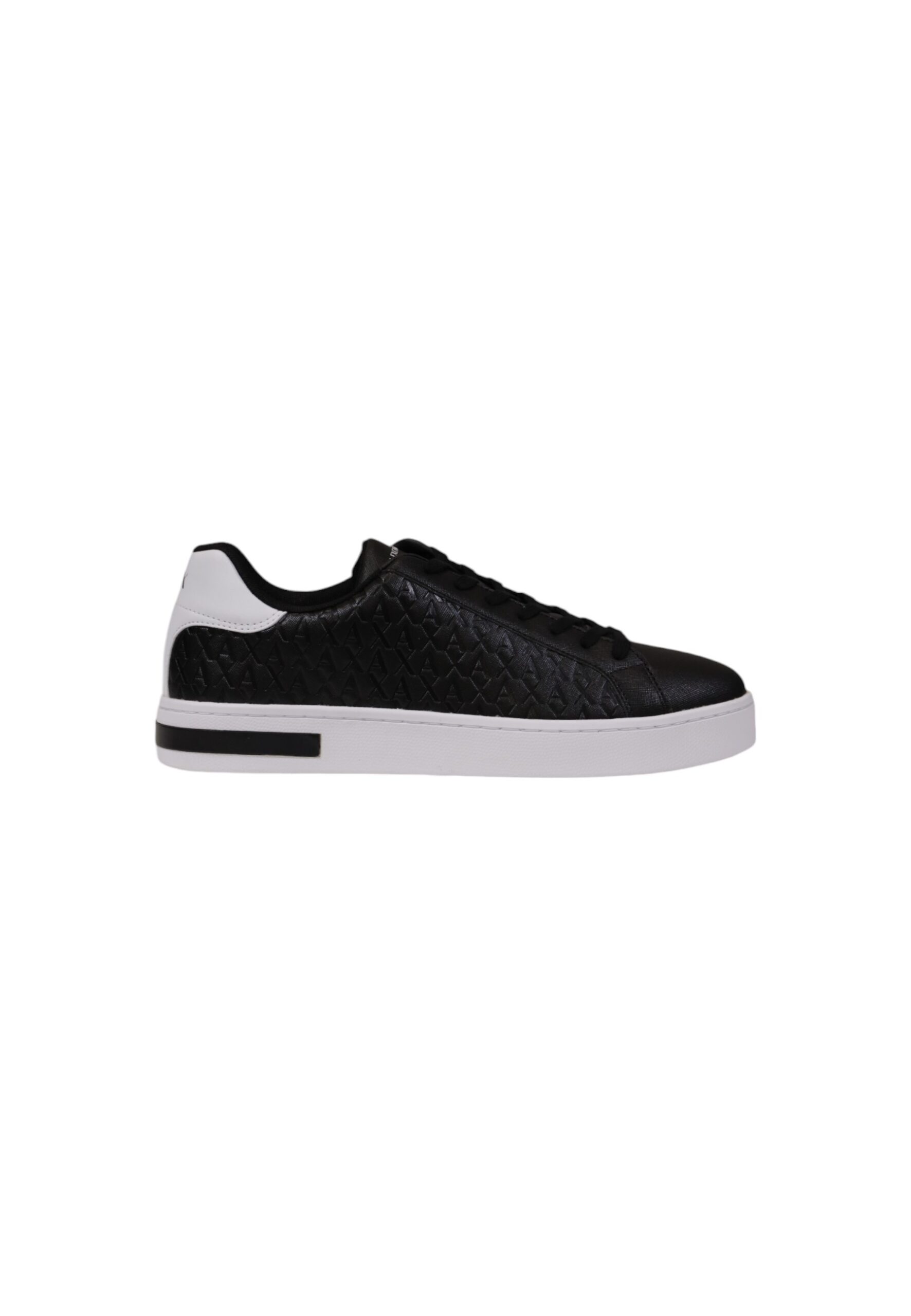 Shop Armani Exchange Men’s Black Sneakers XM000140 AF11916 at Brands Seekers