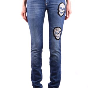 Shop Philipp Plein Women’s Blue Jeans B at Brands Seekers