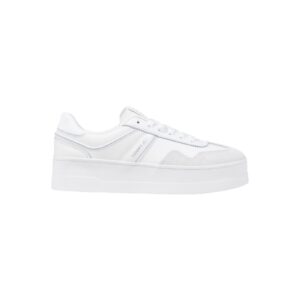 Shop Tommy Hilfiger Jeans Women’s Sneakers Refined The Greenwich Platform Trainers White EN0EN02902 at Brands Seekers