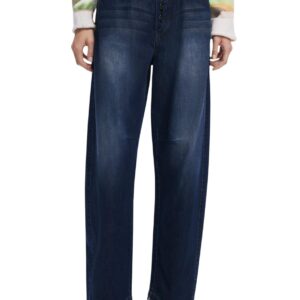 Shop Desigual Women Jeans Long Balloon Jeans Blue 25WWDD15 at Brands Seekers