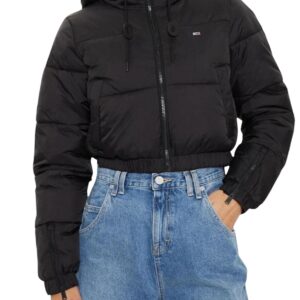 Shop Tommy Hilfiger Jeans Women’s Jacket Black DW0DW18313 at Brands Seekers