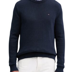 Shop Tommy Hilfiger Jeans Men’s Knitwear Blue DM0DM21787 at Brands Seekers