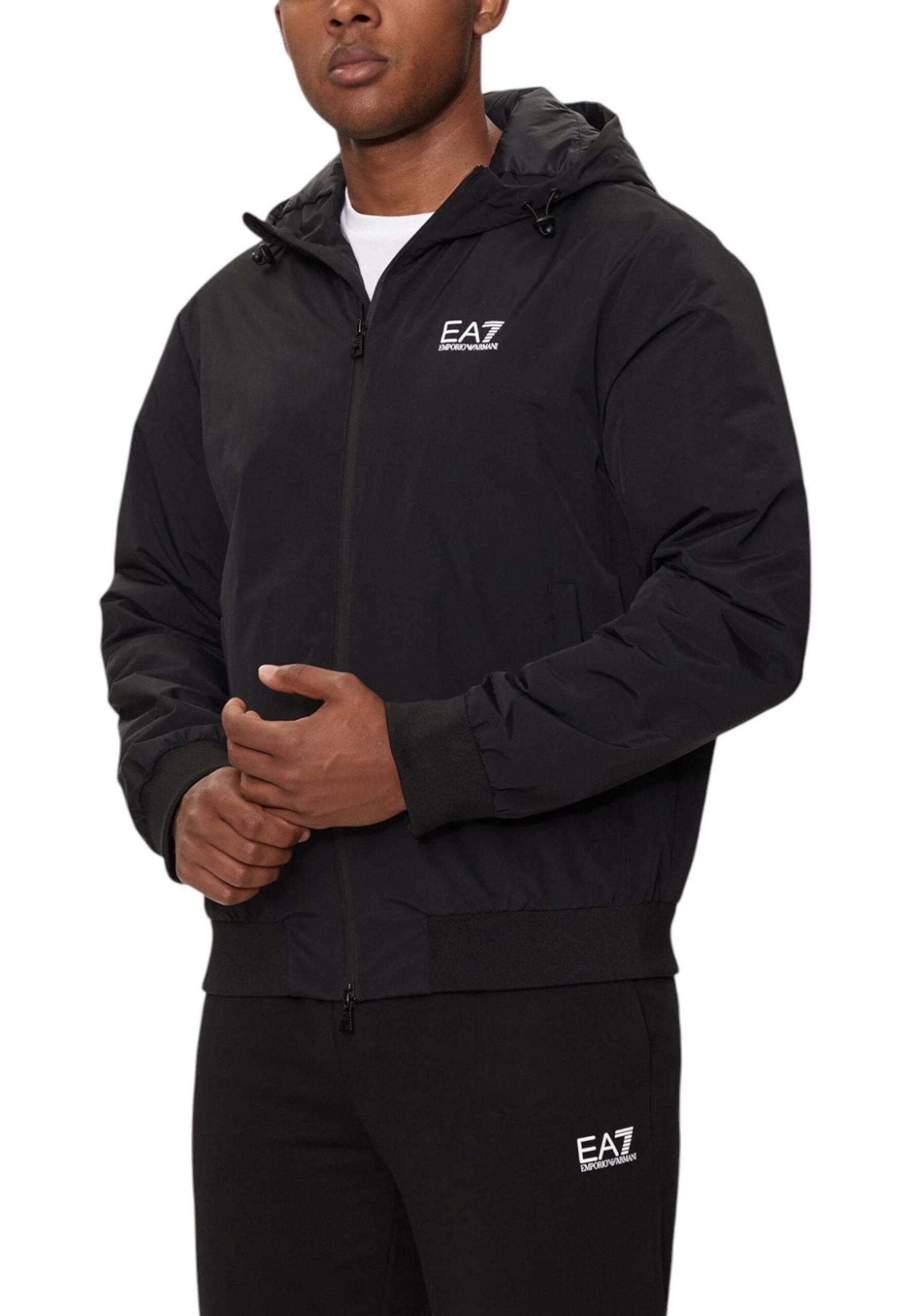 Shop Ea7 Men’s Blazer And Jackets Black 8NPB21 PNFZZ at Brands Seekers