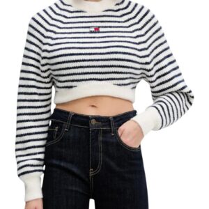 Shop Tommy Hilfiger Jeans Women’s Knitwear White DW0DW21677 at Brands Seekers