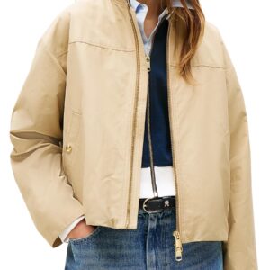 Shop Tommy Hilfiger Women’s Beige Blazer WW0WW45619 at Brands Seekers
