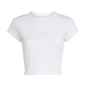Shop Calvin Klein Jeans Women’s T-Shirt White LV047AB802 at Brands Seekers
