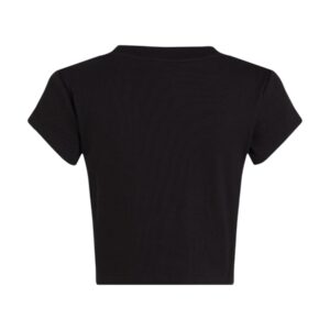 Shop Calvin Klein Jeans Women’s T-Shirt Black LV047AB802 at Brands Seekers
