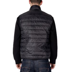Shop Ea7 Men’s Gilet Packable Gilet Black 8NPQ06 PNGPZ at Brands Seekers