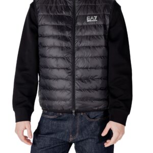 Shop Ea7 Men’s Gilet Packable Gilet Black 8NPQ06 PNGPZ at Brands Seekers
