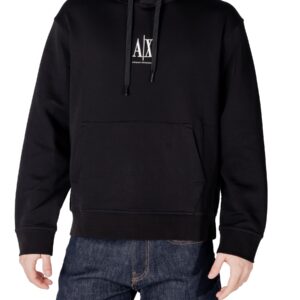 Shop Armani Exchange Men’s Sweatshirt Black XM000369 AF10818 at Brands Seekers