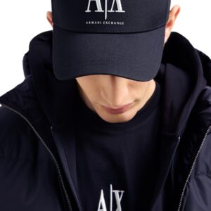 Shop Armani Exchange Men’s Cap Blue XM000811 AF13343 at Brands Seekers