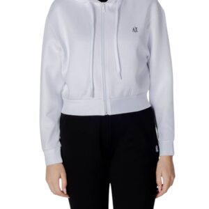 Shop Armani Exchange Women’s Sweatshirt White XW000822 AF10818 at Brands Seekers