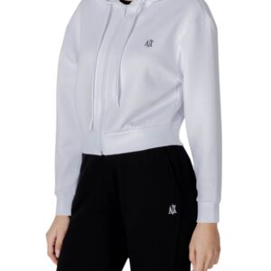 Shop Armani Exchange Women’s Sweatshirt White XW000822 AF10818 at Brands Seekers