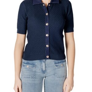 Shop Morgan De Toi Women’s Cardigan Blue 241-MBIANCA at Brands Seekers