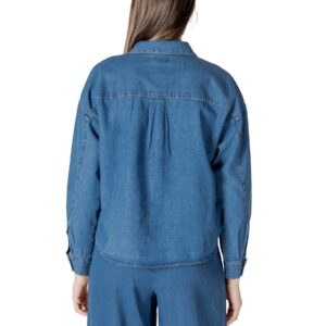 Shop Ichi Women’s Shirt Light Blue 20122389 at Brands Seekers