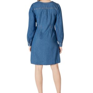 Shop Ichi Women’s Dress Light Blue 20122617 at Brands Seekers
