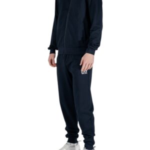 Shop Ea7 Men’s Tracksuit Cotton Tracksuit Blue 8NPV60 PJVRZ at Brands Seekers