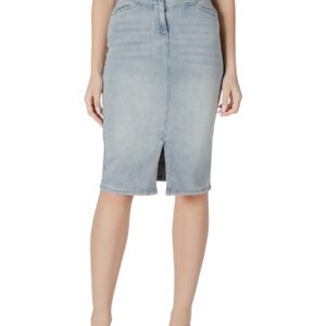 Shop Morgan De Toi Women’s Skirt Midi Skirt Light Blue 241-JAPA at Brands Seekers