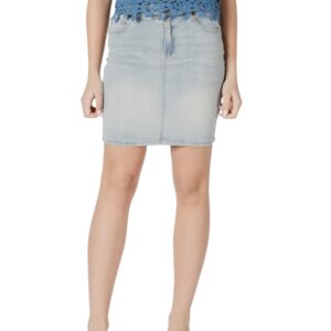Shop Morgan De Toi Women’s Skirt Light Blue 241-JULIE at Brands Seekers
