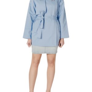 Shop Morgan De Toi Women’s Blazer Short Trenchcoat Light Blue 251-GLINE at Brands Seekers