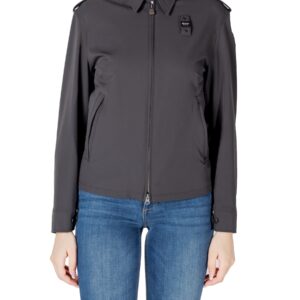 Blauer Women's Jacket Short Elasticized Jacket Flavia Black 25SBLDC04333