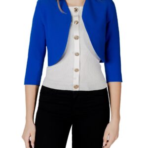 Shop Morgan De Toi Women’s Blazer Jacket With Blue 221-VELEO at Brands Seekers