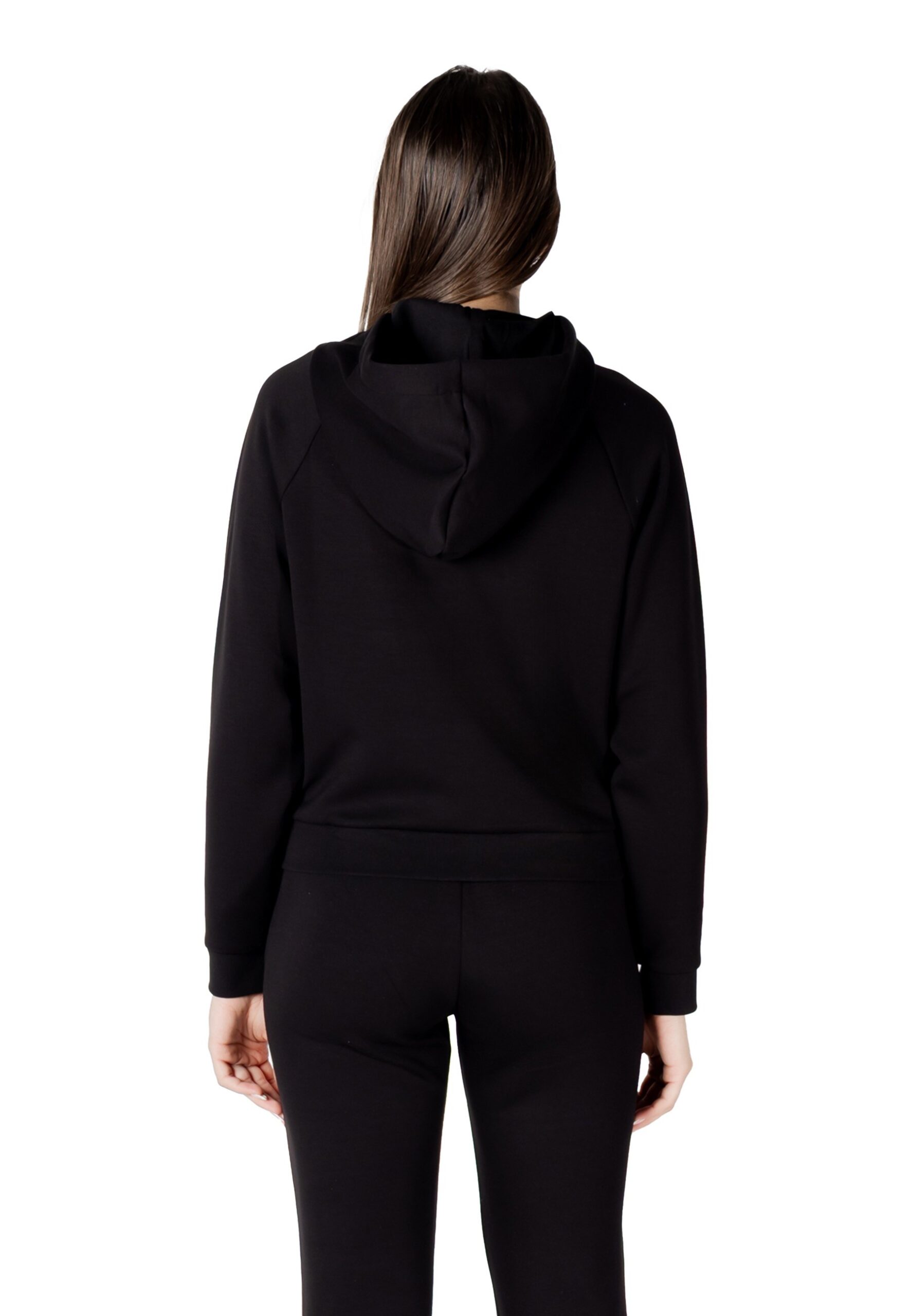Armani Exchange பெண்கள் கருப்பு ஸ்வெட்ஷர்ட்