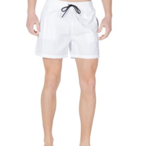 Shop Emporio Armani Underwear Men’s Swimwear White EM000583 AF12330 at Brands Seekers