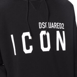 Shop Dsquared Men’s Sweatshirt Designer Fashion Black B 44368 at Brands Seekers