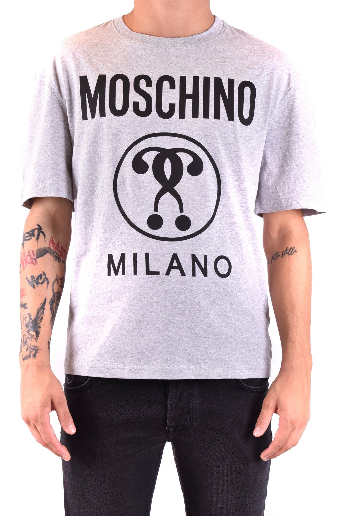 Moschino Grå T-skjorte for menn 487198 | Brands Seekers