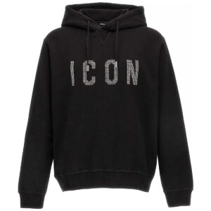 Shop Dsquared Men’s Sweatshirt Designer Fashion Black B 44367 at Brands Seekers