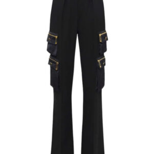 Elisabetta Franchi Women's Black Trousers - Article V 31850