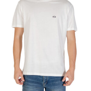 Shop Armani Exchange Men’s T-Shirt White XM001568 AF10358 at Brands Seekers