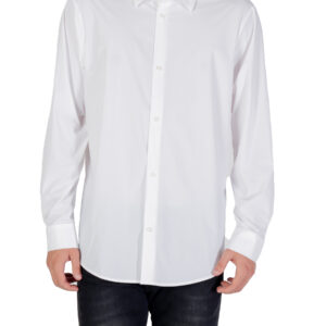 Shop Armani Exchange Men’s Shirt White XM001567 AF19193 at Brands Seekers