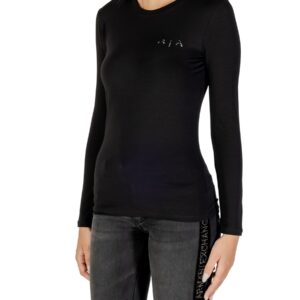 Shop Armani Exchange Women’s Knitwear Black XW001353 AF17173 at Brands Seekers