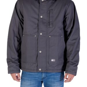 Tommy Hilfiger Jeans Men's Jacket Teddy Lined Corduroy Collar Chore Black DM0DM22047