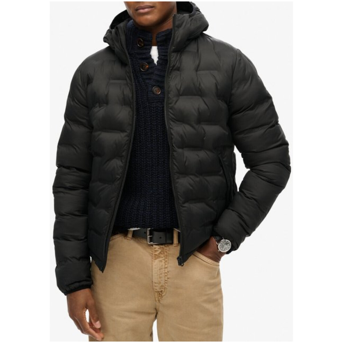 Superdry M5012045A Svartur jakki karla