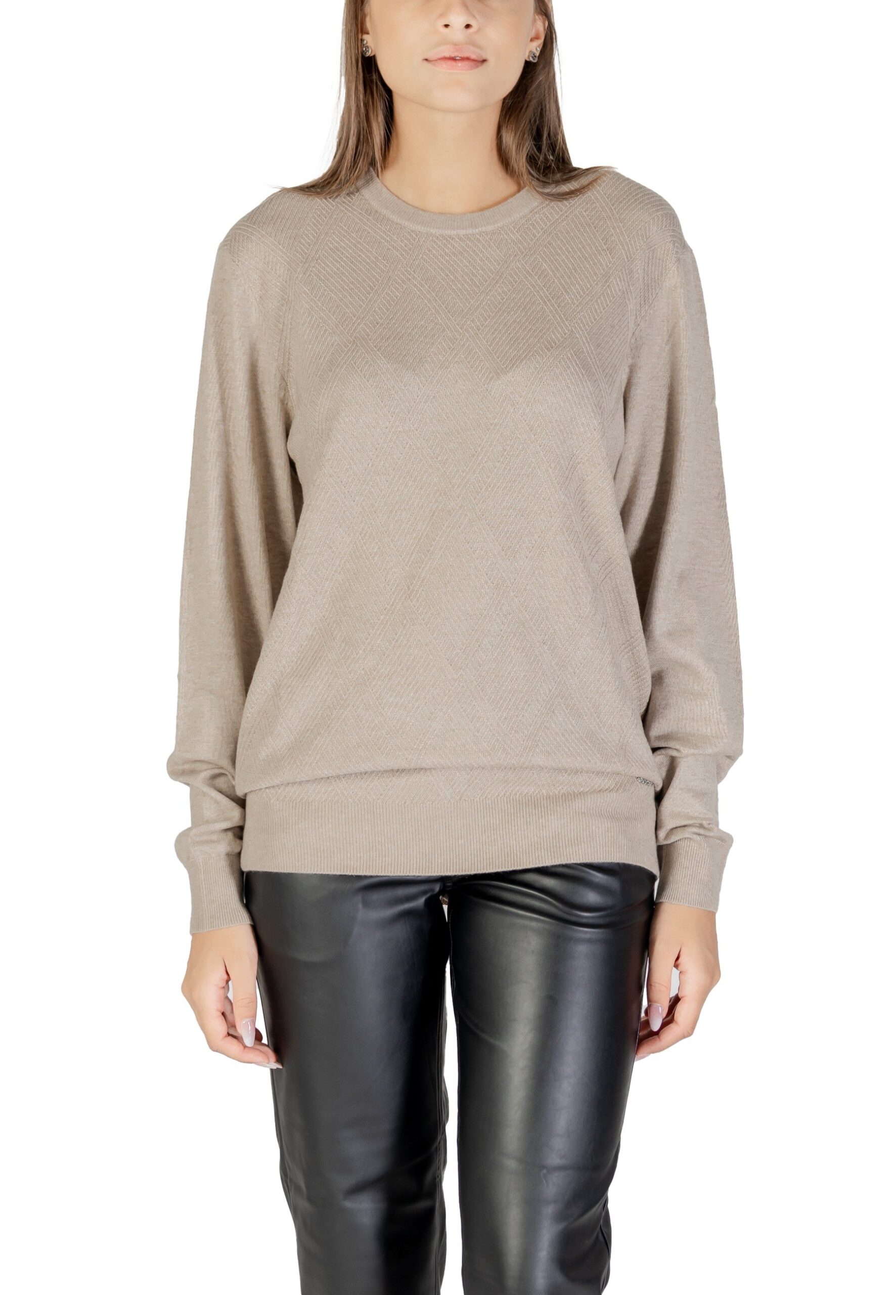 ملابس نسائية محبوكة من Guess، لون بيج، M5BR08 Z0432