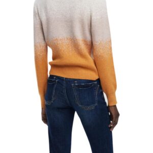 Shop Desigual Gradient sweater Beige 25WWJF24 at Brands Seekers