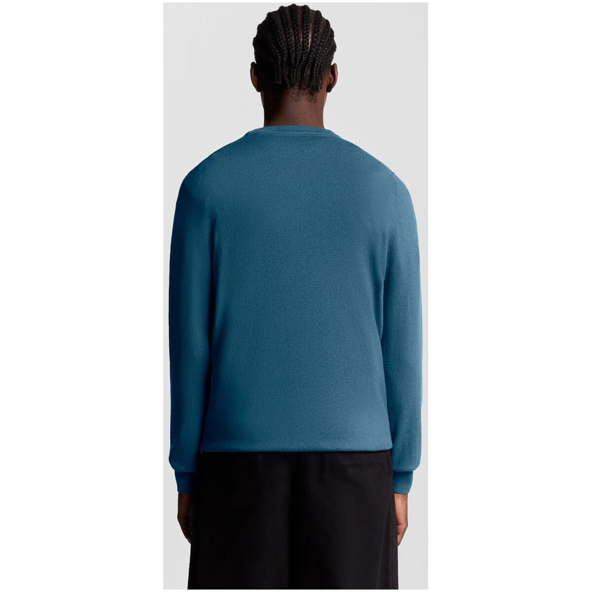 Lyle & Scott KN2110VC Blue Knitwear ng Lalaki