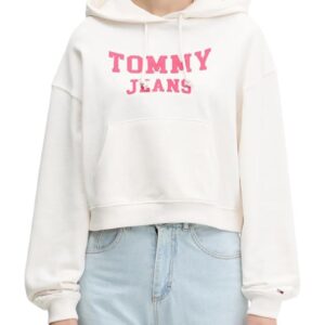 Shop Tommy Hilfiger Jeans Women’s Sweatshirt White DW0DW21598 at Brands Seekers