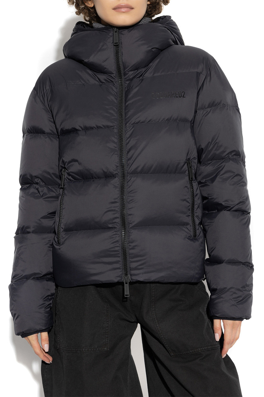 Shop Dsquared2 Women’s Black Jacket V at Brands Seekers