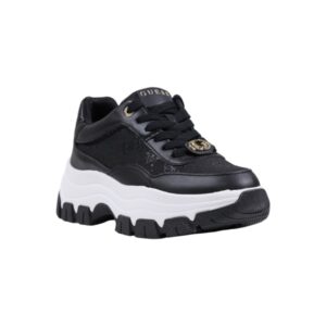 Shop Guess Women’s Black Sneakers FLFBRT ELE12 at Brands Seekers
