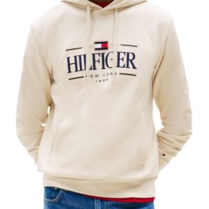 Shop Tommy Hilfiger Men’s Beige Sweatshirt MW0MW39586 at Brands Seekers