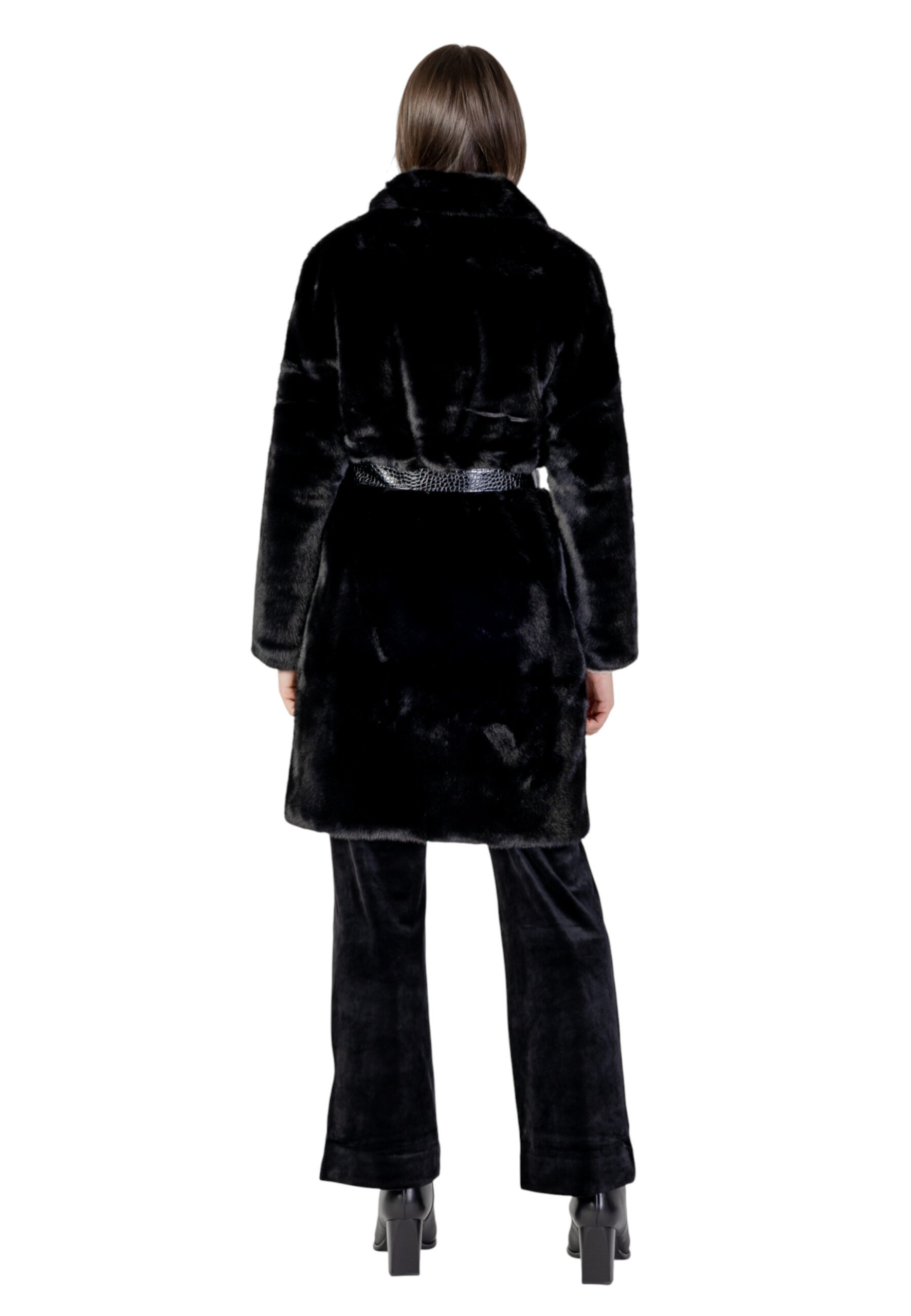 Shop Ayfee Women’s Black Coat CAM25226 at Brands Seekers