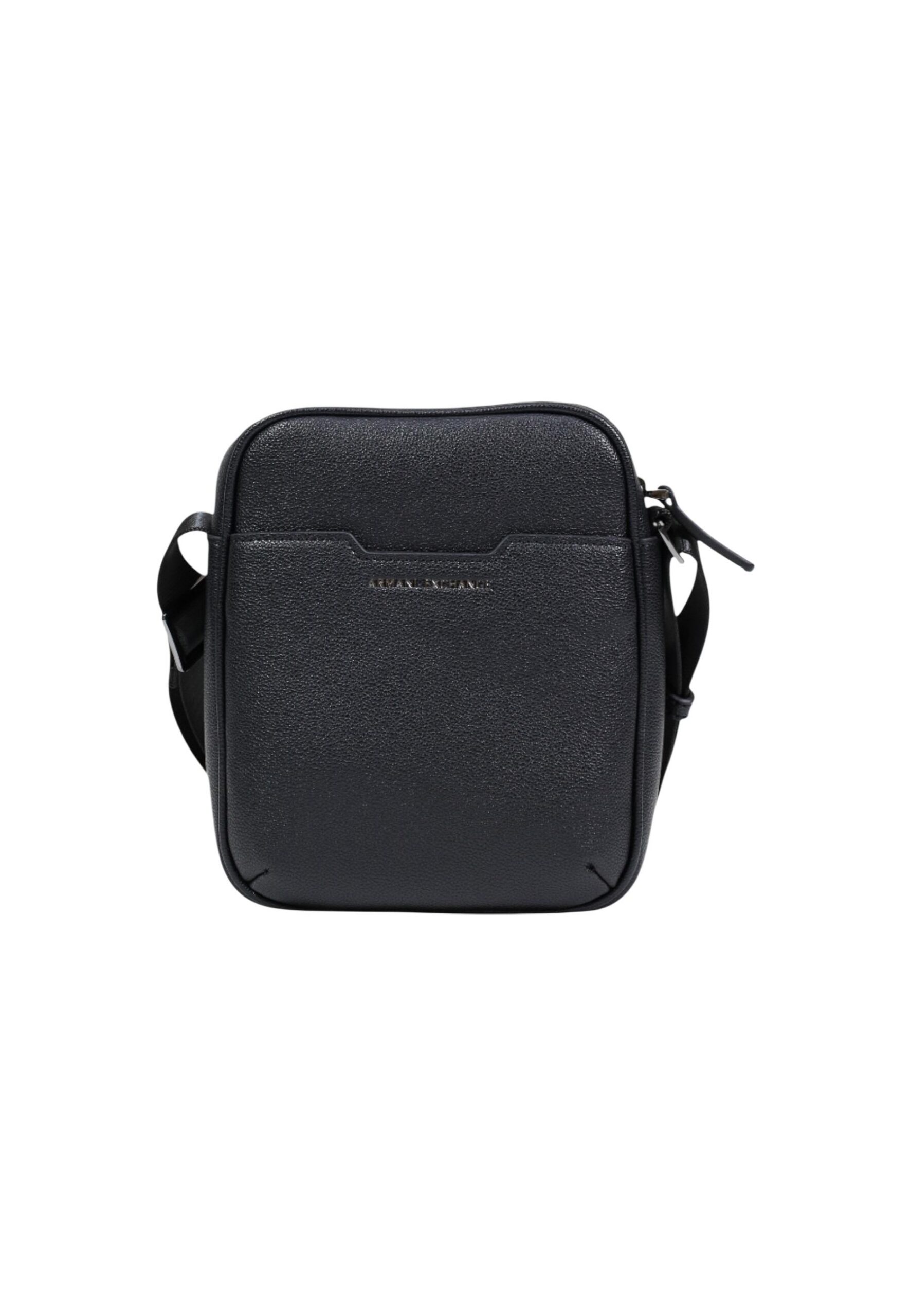 Armani Exchange Erkekler Siyah Polyester Mesaj Çantası