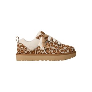 Shop Ugg Women’s Beige Lo Lowmel Plains Sneakers 1181071 at Brands Seekers