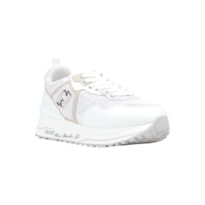 Shop Liu Jo Women’s White Sneakers MAXI WONDER 01 BA6009PX077 at Brands Seekers